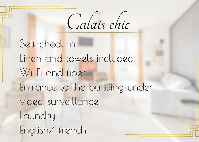 Chic 2-4 Personnes Centre Apartman Calais